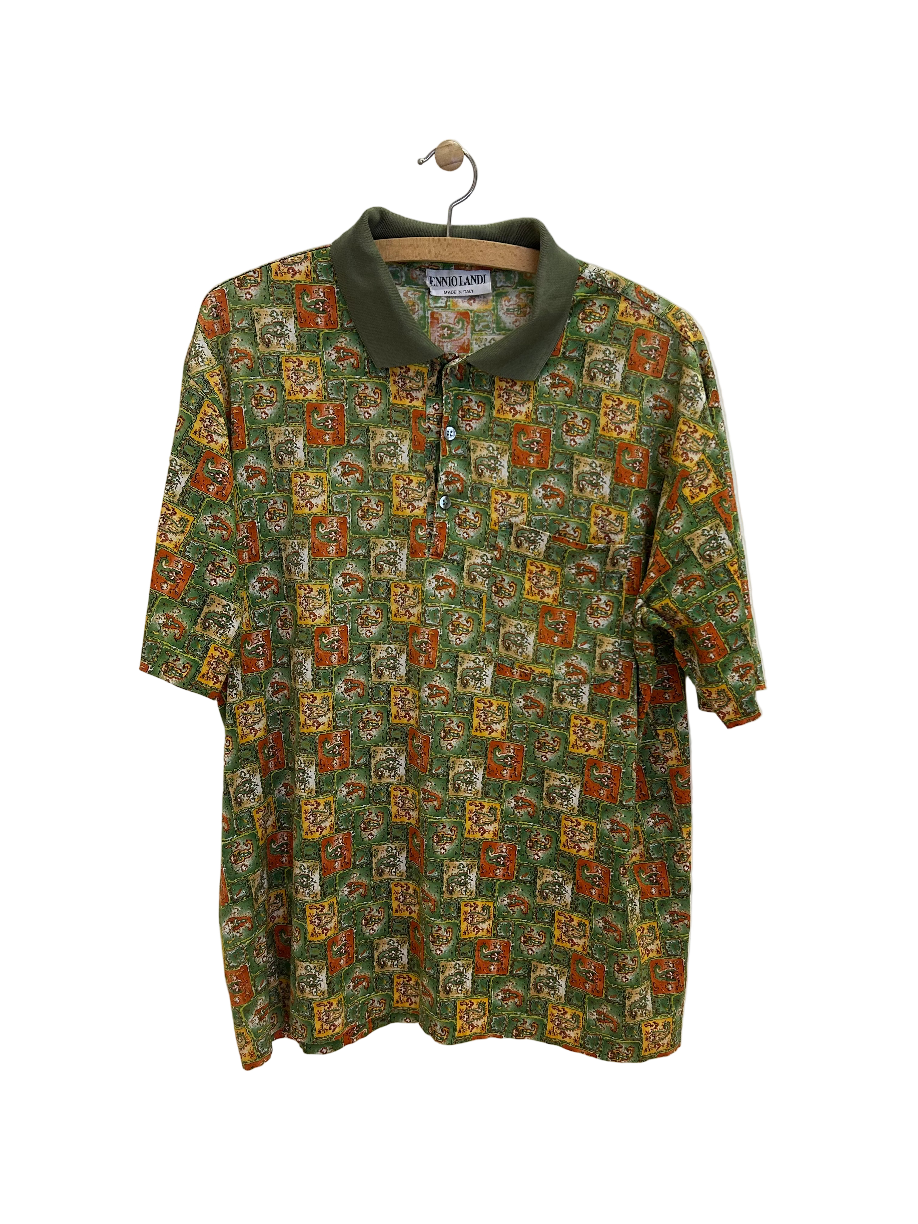 Vintage Ennio Landi Polo - Str. XL