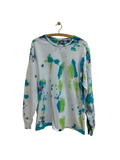 Vintage Langærmet Tie Dye T-shirt - Str. XL