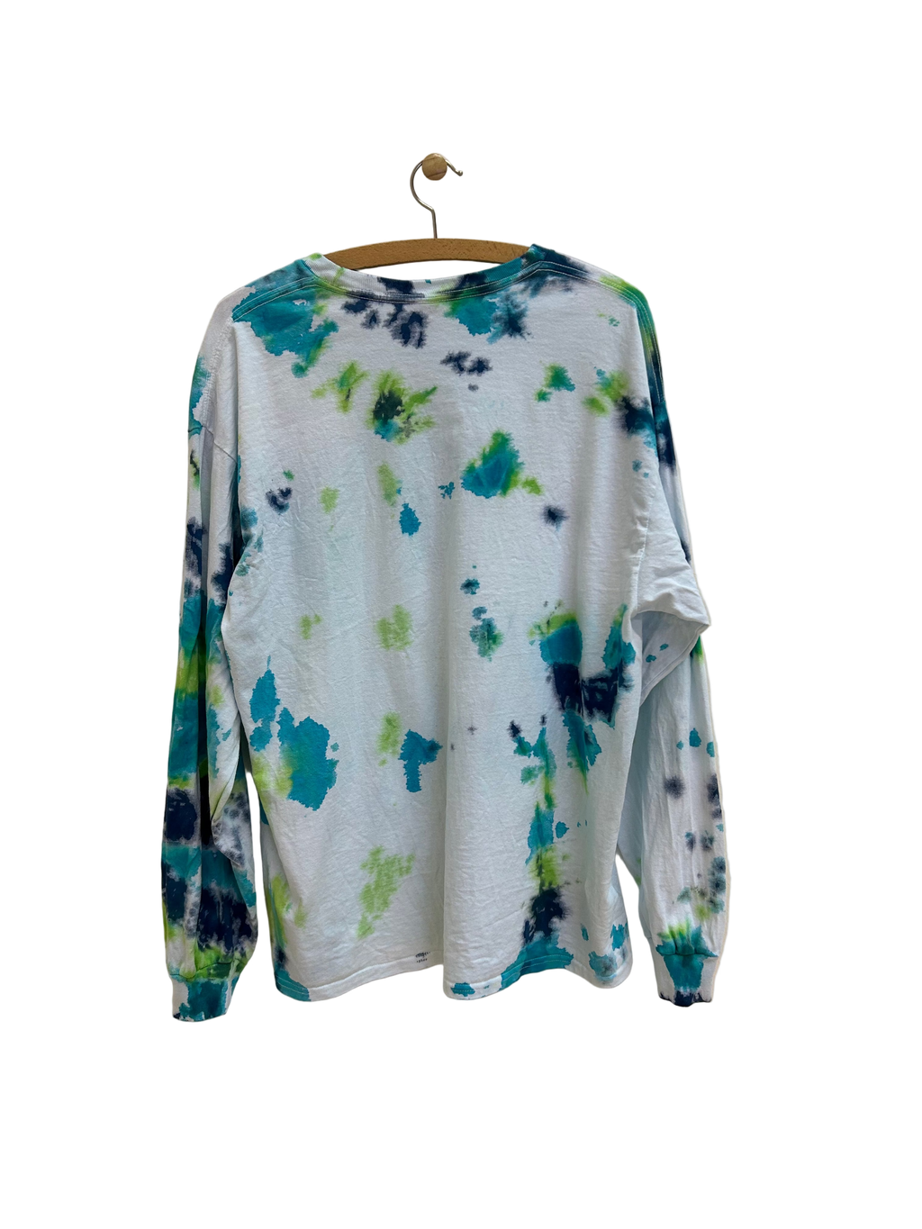 Vintage Langærmet Tie Dye T-shirt - Str. XL