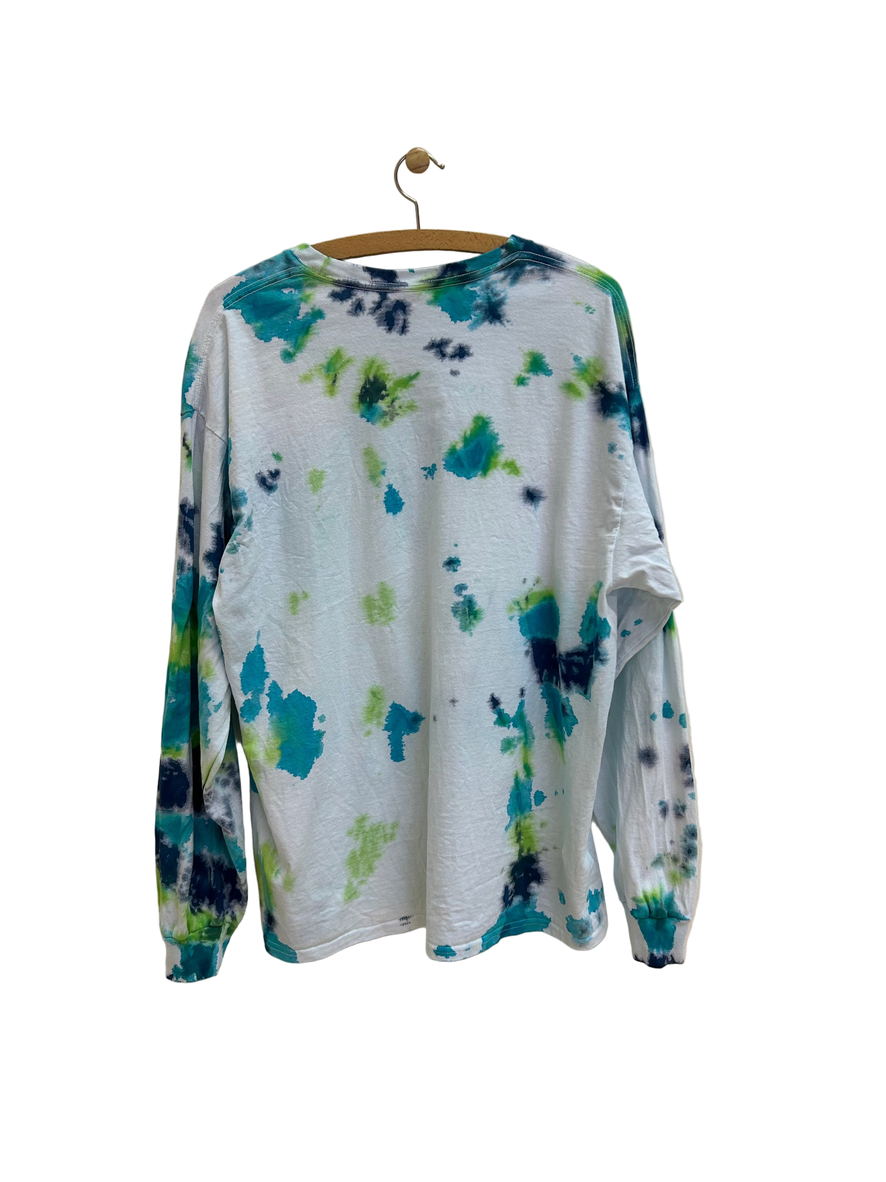 Vintage Langærmet Tie Dye T-shirt - Str. XL