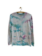Vintage Langærmet Tie Dye T-shirt - Str. M