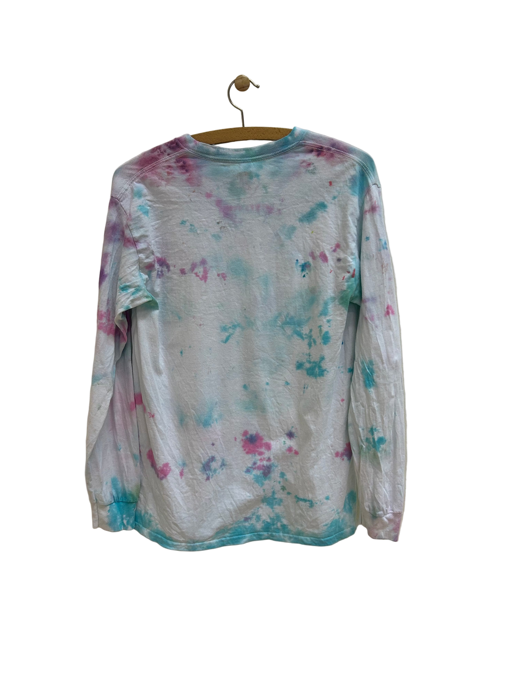 Vintage Langærmet Tie Dye T-shirt - Str. M