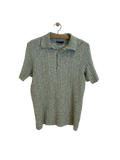 Vintage Strikket Polo - Str. S