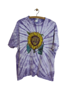 Vintage Tie Dye T-shirt ''Let it be'' - Str. XL