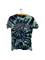 Vintage Tie Dye T-shirt m. print - Str. S