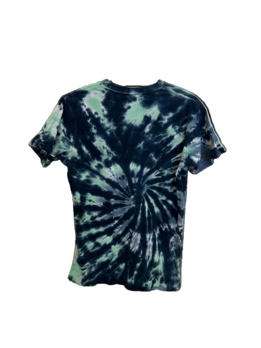 Vintage Tie Dye T-shirt m. print - Str. S
