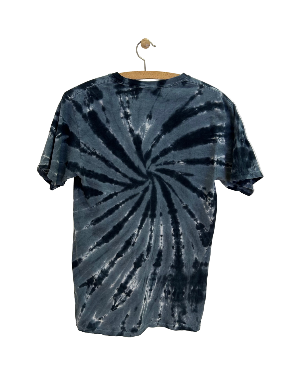 Vintage Tie Dye T-shirt m. print - Str. S