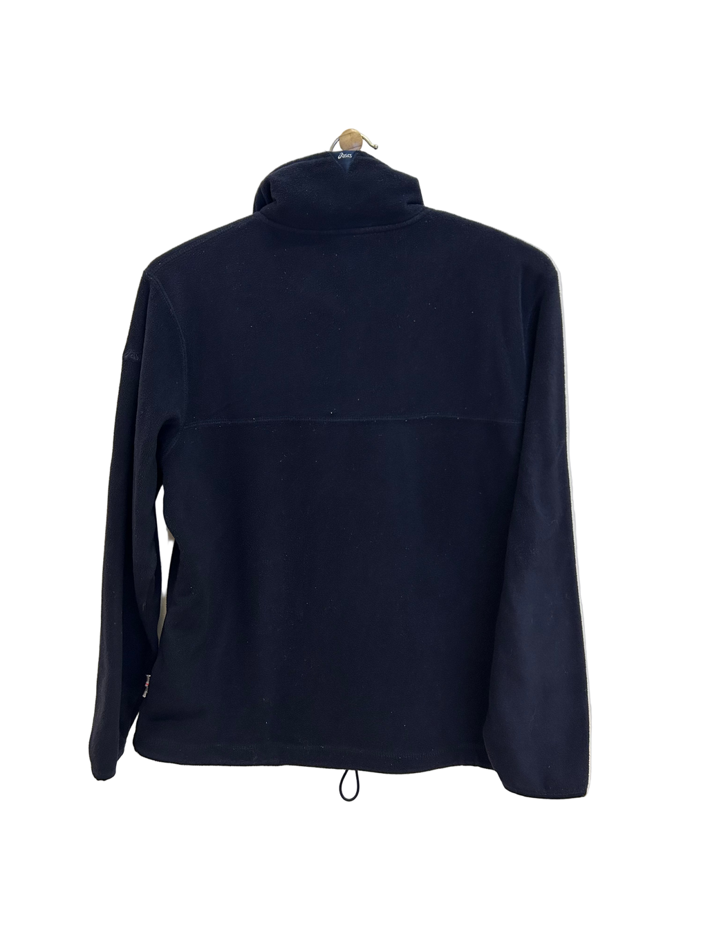 Vintage Asics fleece m. 1/4 lynlås - Str. XS