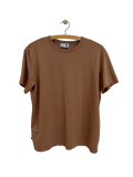 Vintage T-shirt i Brun - Str. L