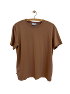 Vintage T-shirt i Brun - Str. L