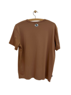 Vintage T-shirt i Brun - Str. L
