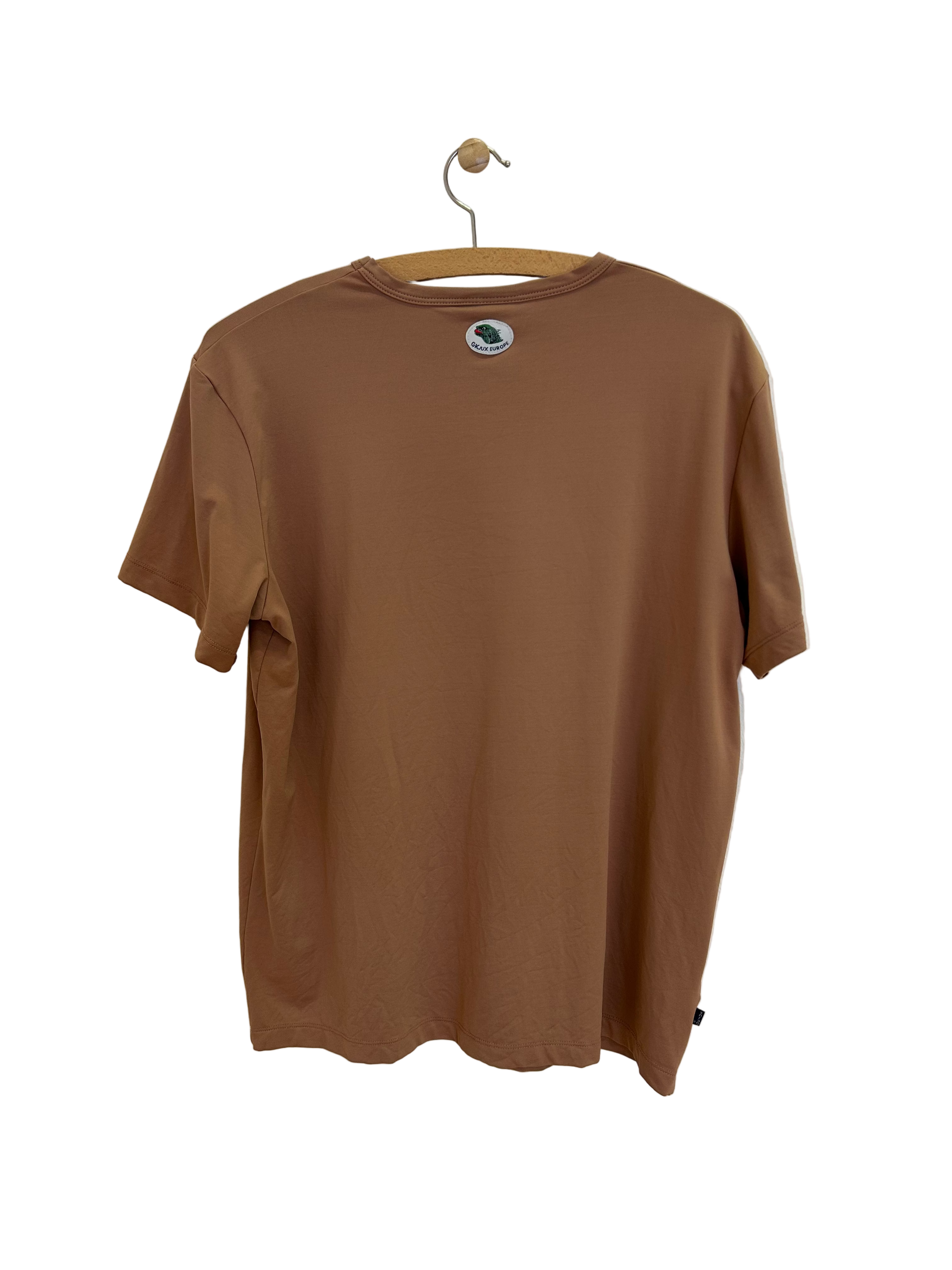 Vintage T-shirt i Brun - Str. L