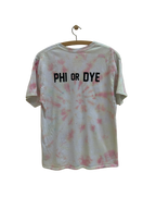 Vintage Tie Dye T-shirt ''Phi or Dye'' - Str. L