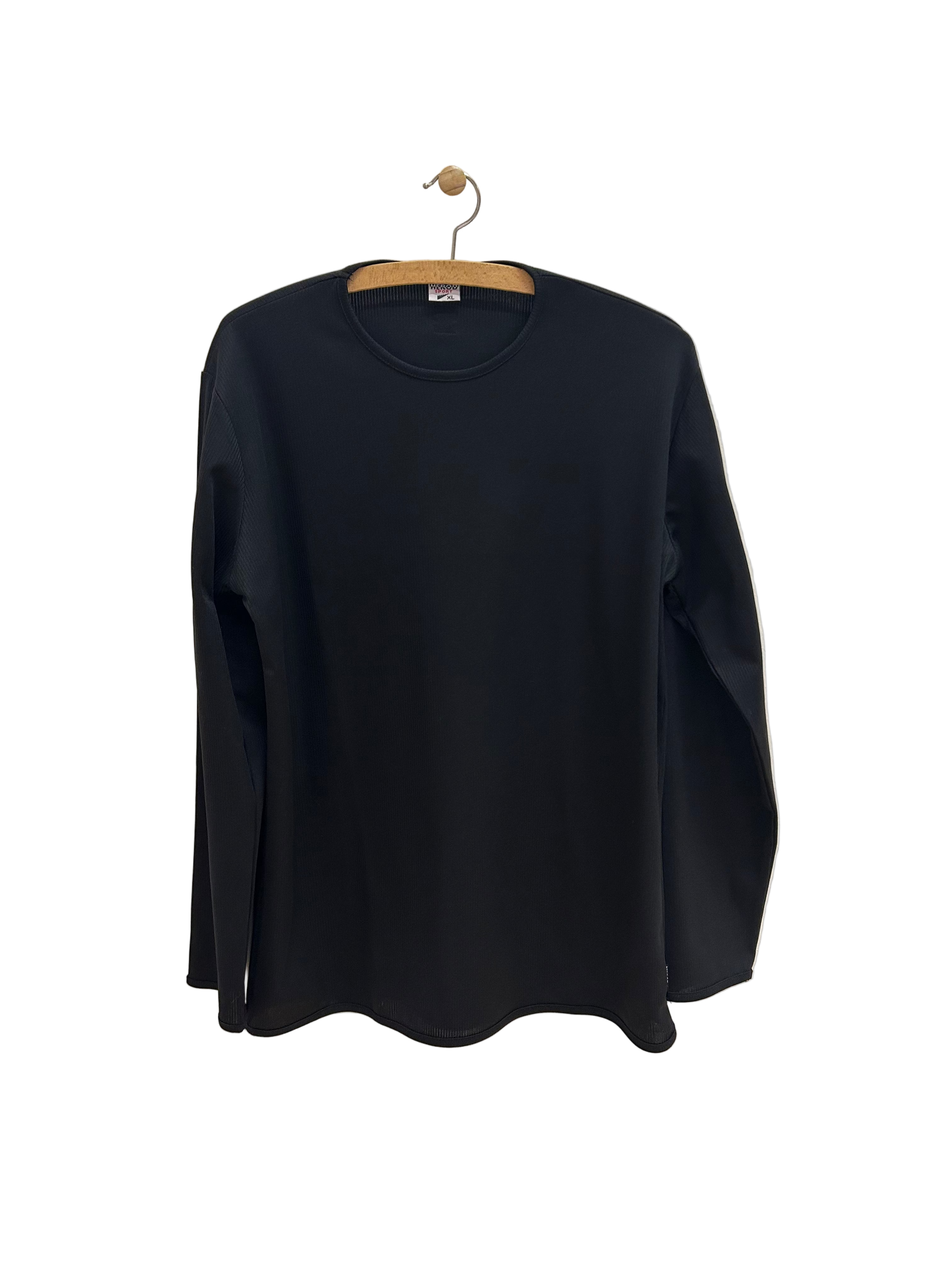 Vintage Langærmet T-shirt Sort - Str. L