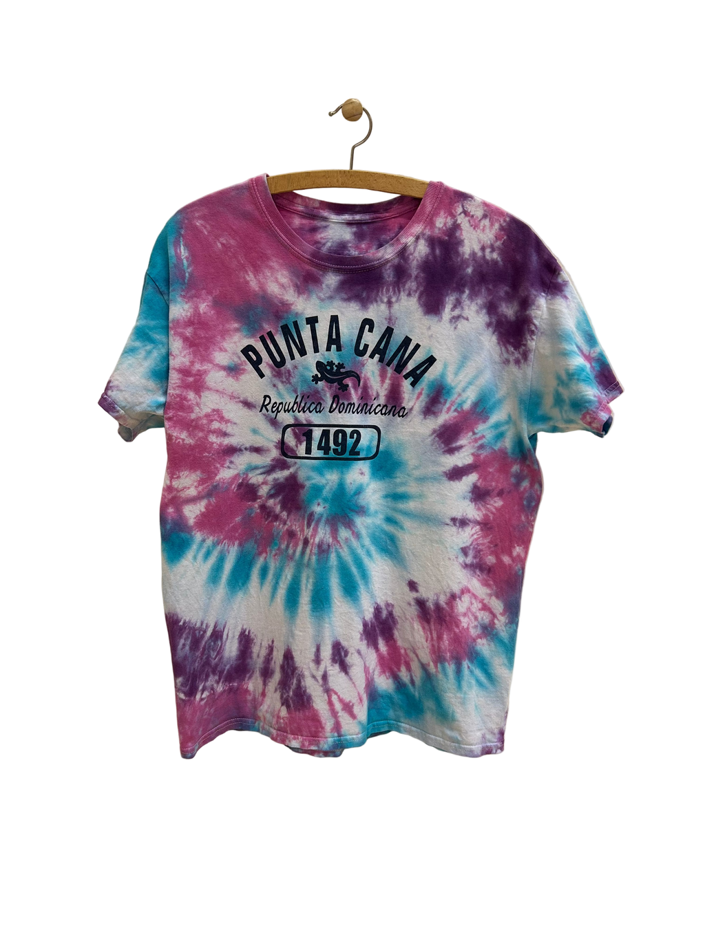 Vintage Tie Dye T-shirt ''Punta Cana'' - Str. L