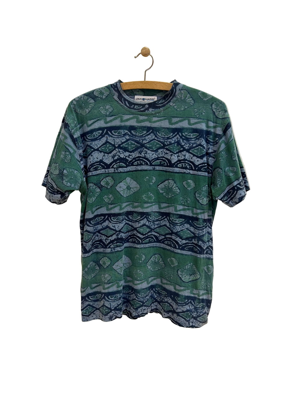 Vintage T-shirt med Mønster - Str. M