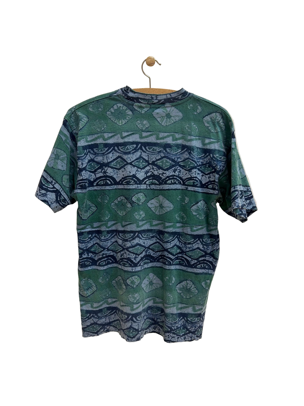 Vintage T-shirt med Mønster - Str. M