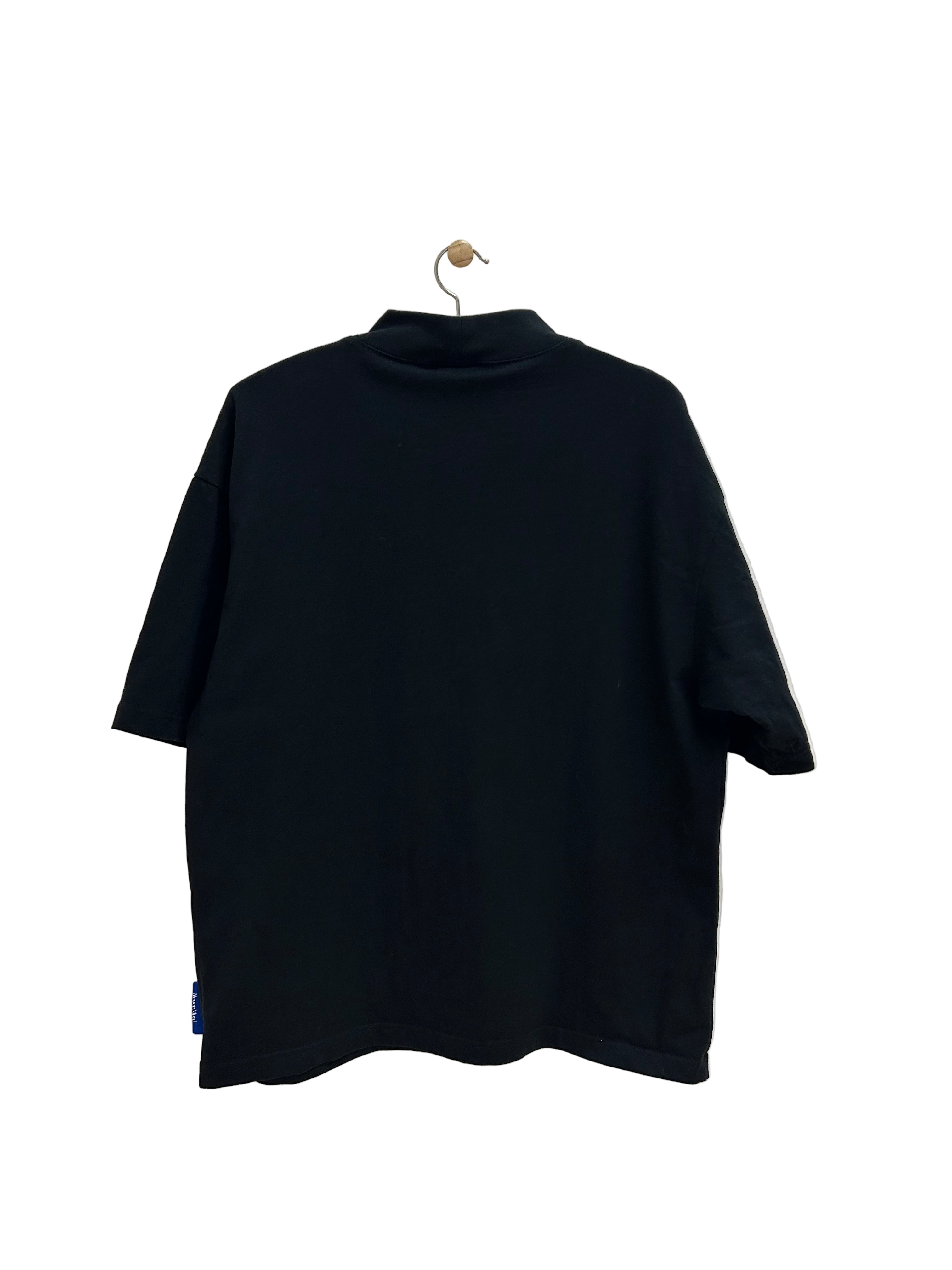 Vintage T-shirt i Sort med Boxfit - Str. L