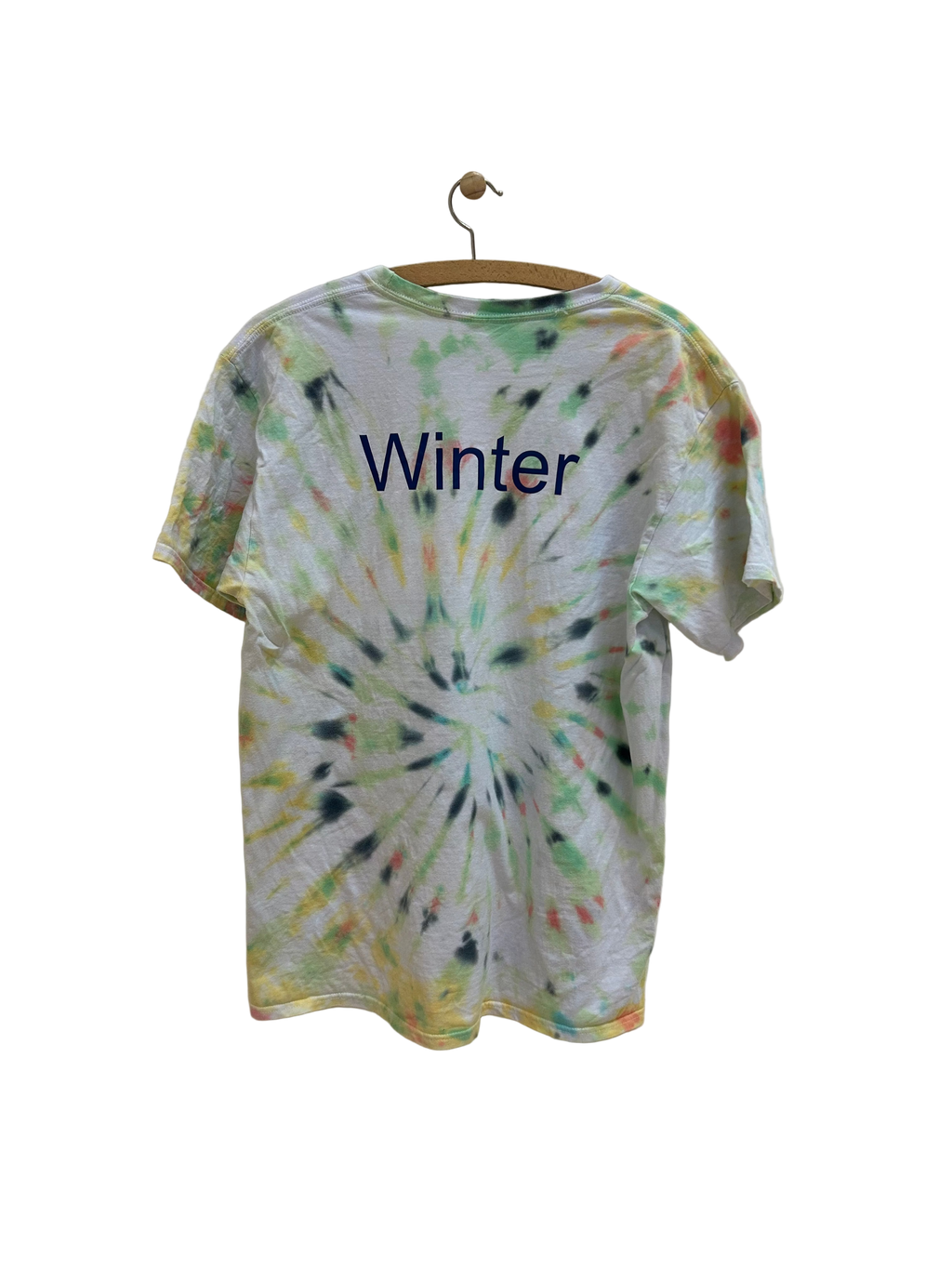 Vintage Tie Dye T-shirt Lys/Multifarvet - Str. L
