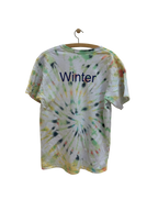 Vintage Tie Dye T-shirt Lys/Multifarvet - Str. L