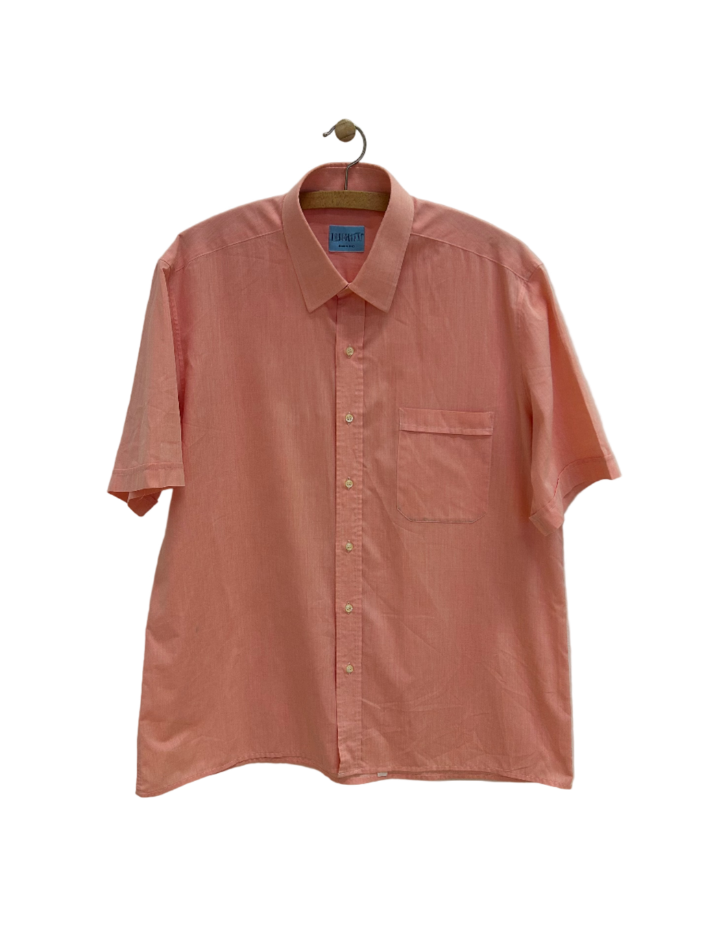 Vintage Skjorte m. Korte Ærmer - Str. XL