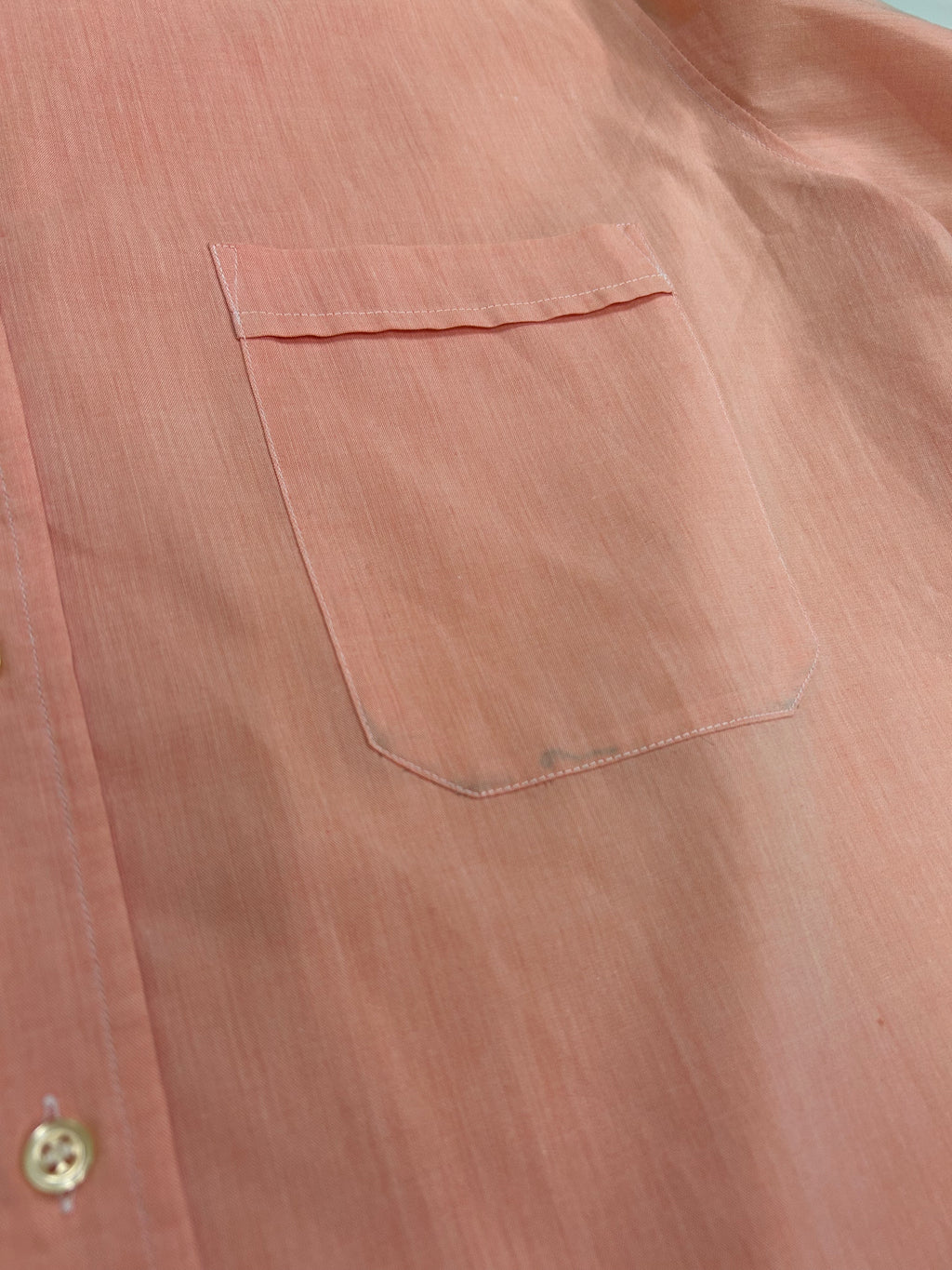 Vintage Skjorte m. Korte Ærmer - Str. XL