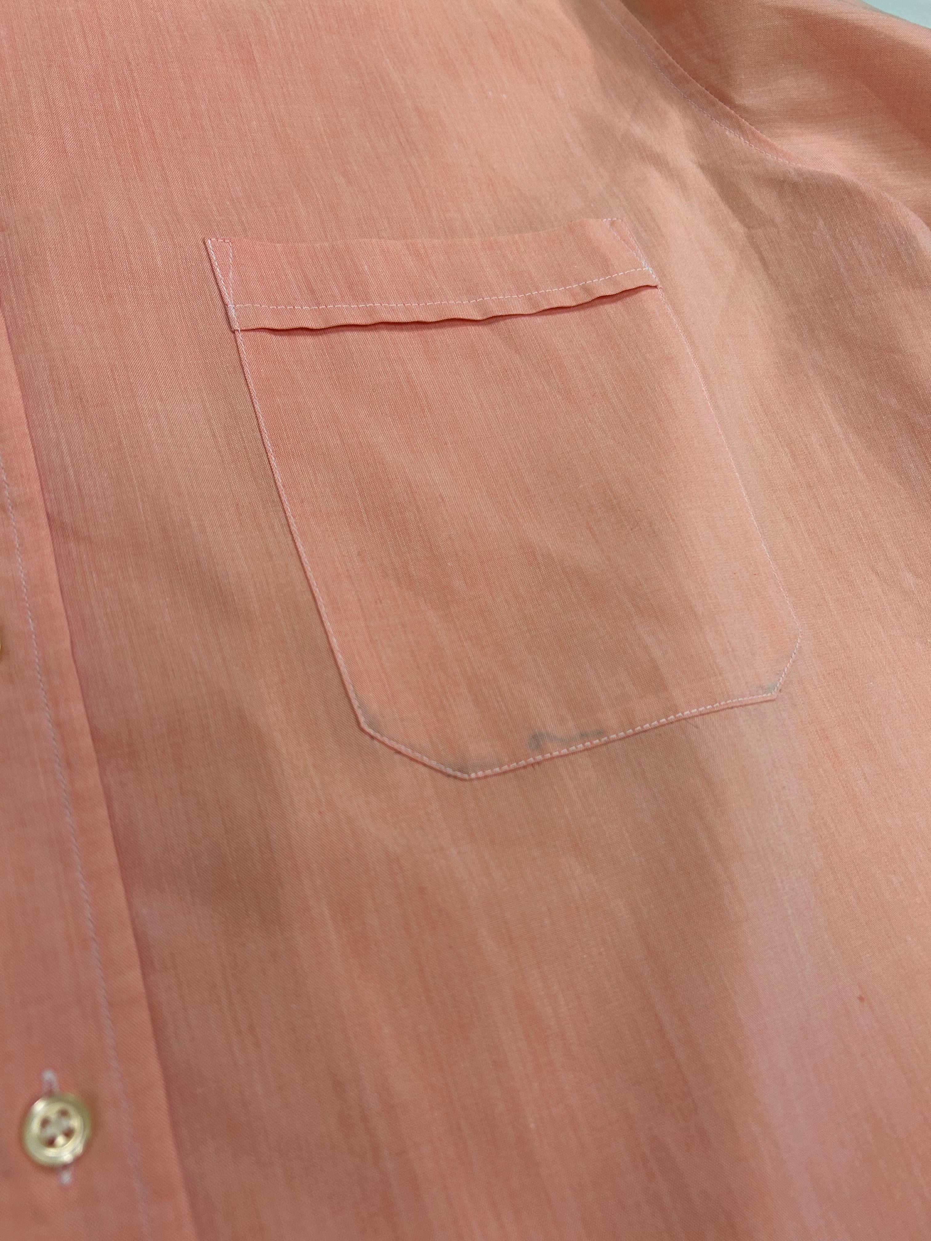 Vintage Skjorte m. Korte Ærmer - Str. XL