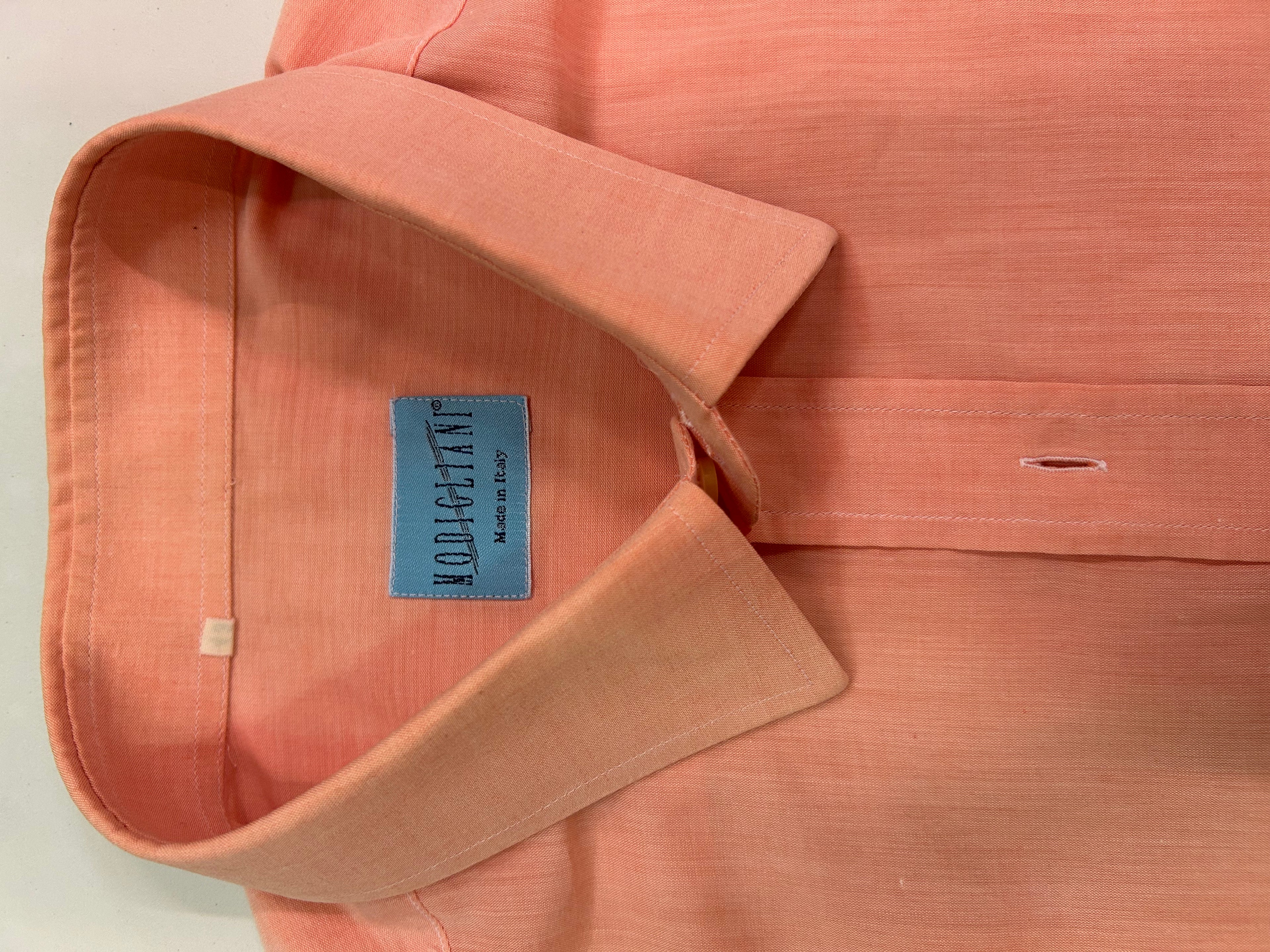 Vintage Skjorte m. Korte Ærmer - Str. XL