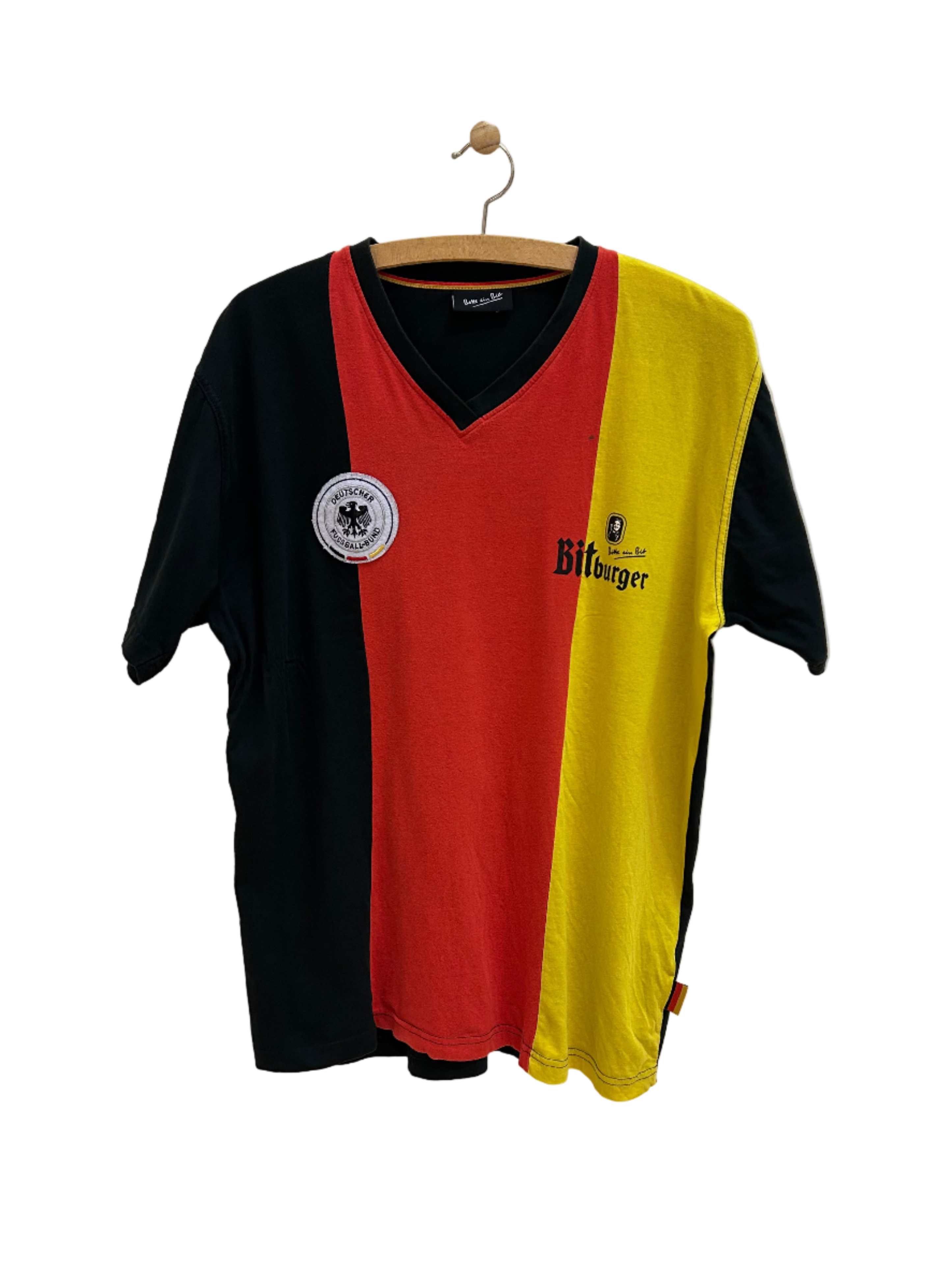 Vintage Bitburger Fußball T-shirt - Str. L