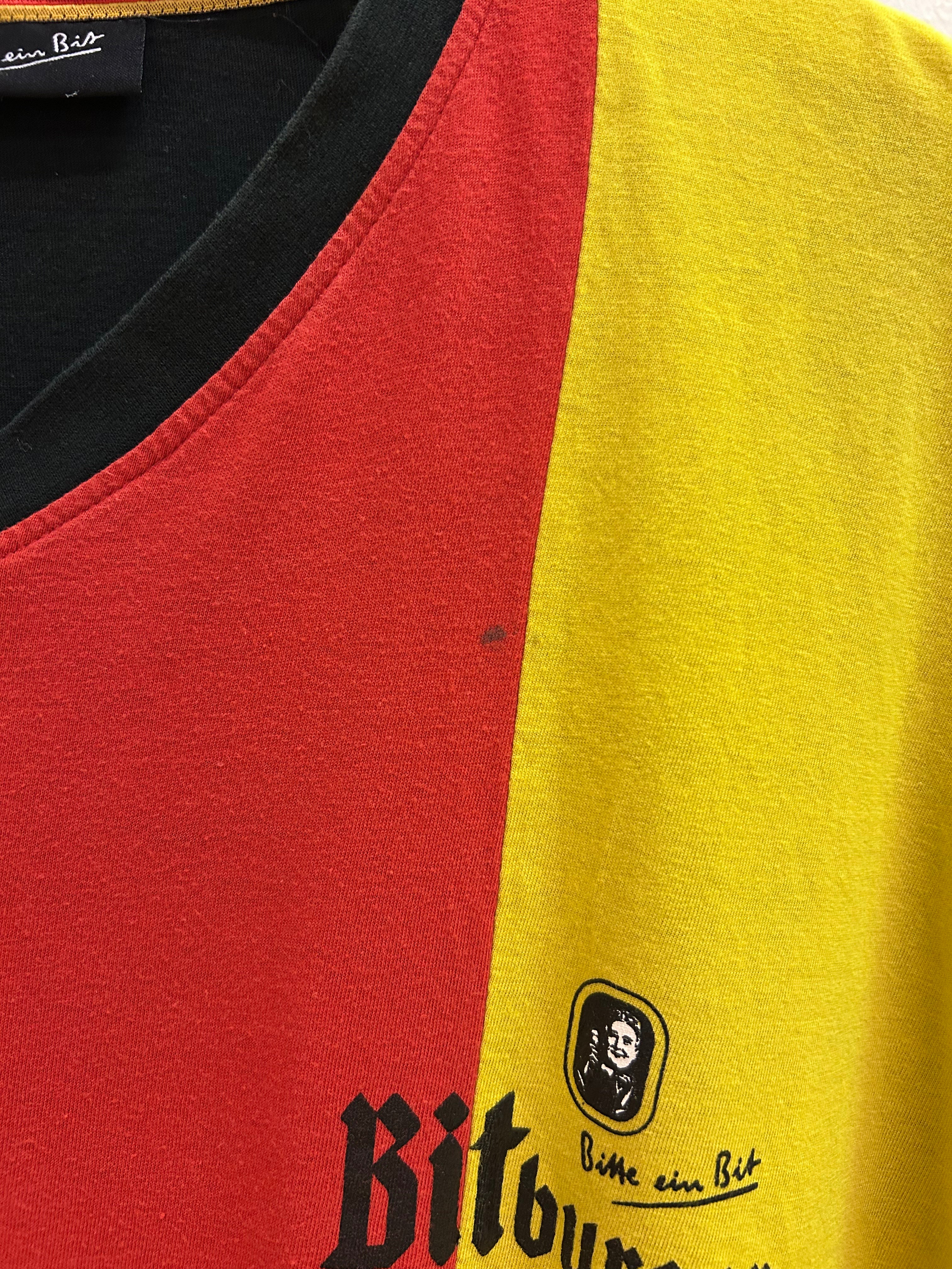 Vintage Bitburger Fußball T-shirt - Str. L