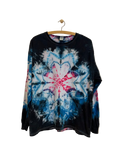 Vintage Langærmet Tie Dye T-shirt - Str. XL