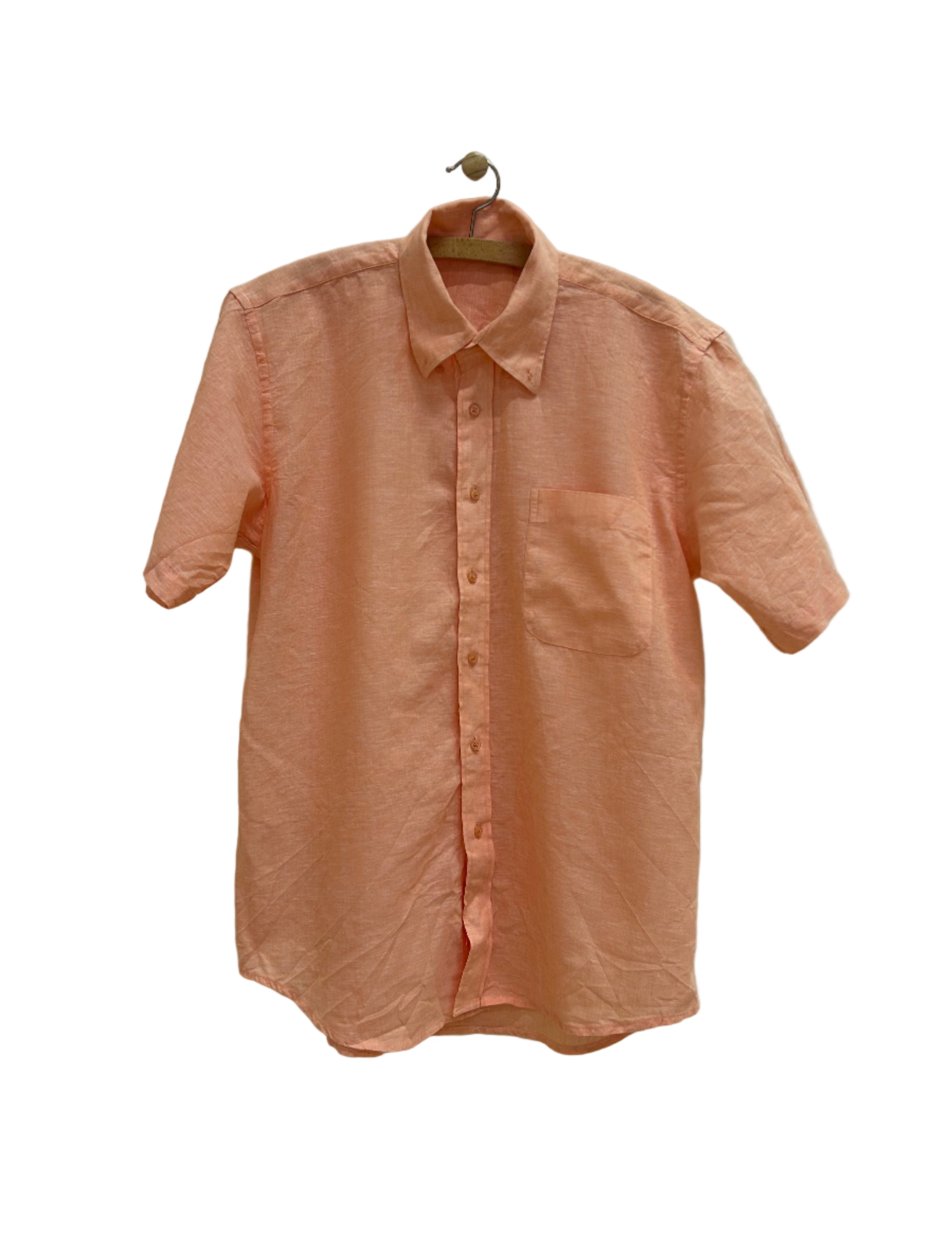 Vintage Skjorte i Hør - Str. L