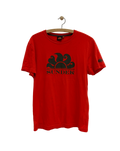 Vintage T-shirt i Rød ''Sundek'' - Str. M
