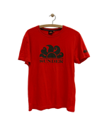 Vintage T-shirt i Rød ''Sundek'' - Str. M