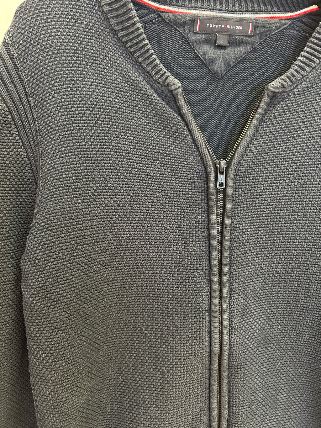 Vintage Tommy Hilfiger Cardigan i Strik - Str. M