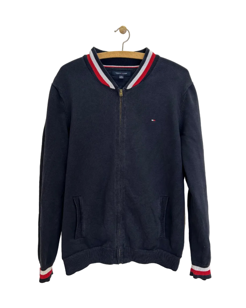 Vintage Tommy Hilfiger Strikket Cardigan - Str. XL