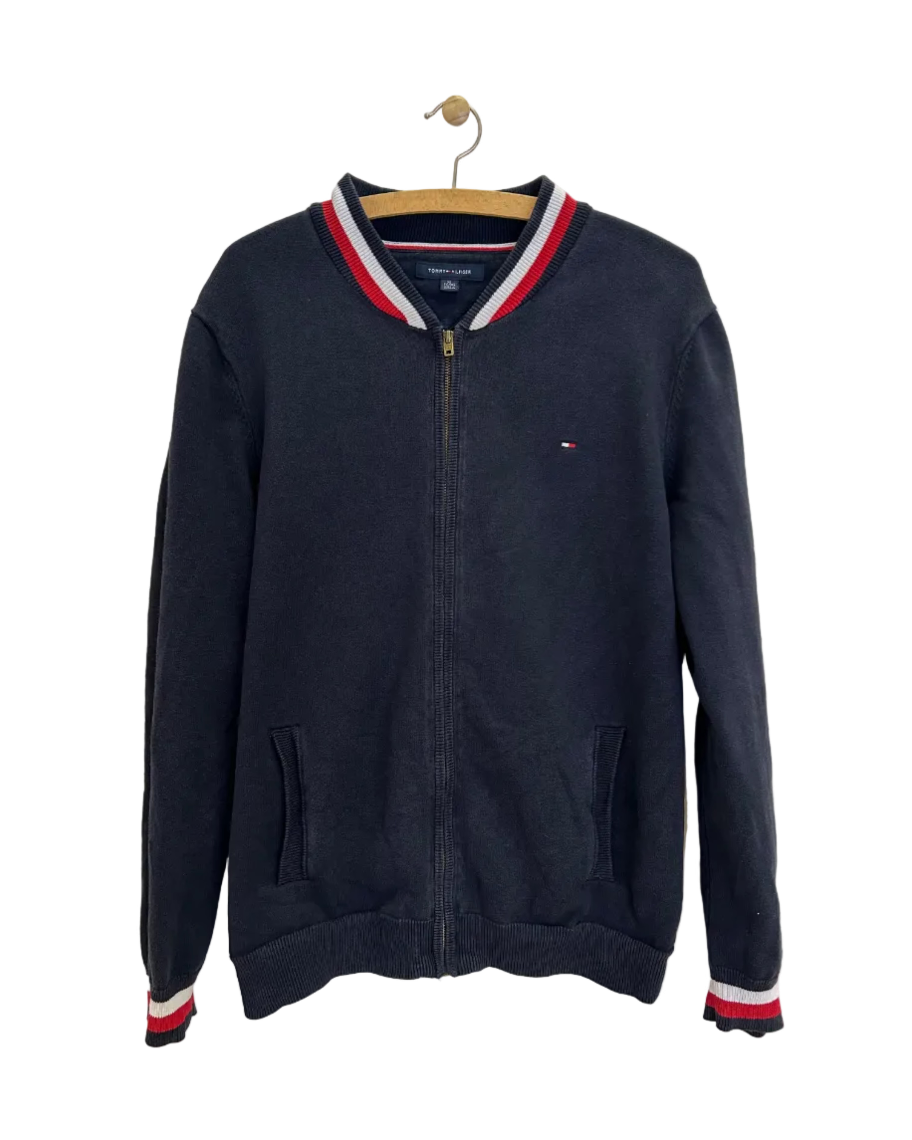 Vintage Tommy Hilfiger Strikket Cardigan - Str. XL