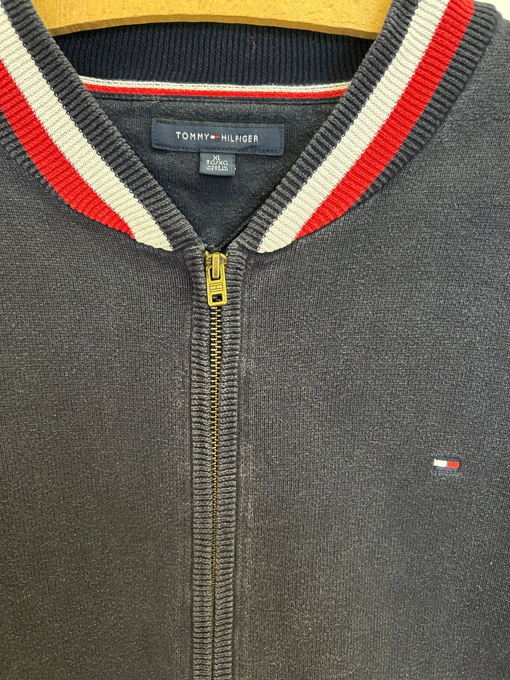 Vintage Tommy Hilfiger Strikket Cardigan - Str. XL