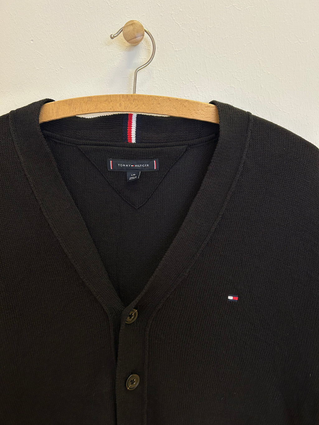 Vintage Tommy Hilfiger Cardigan - Str. L