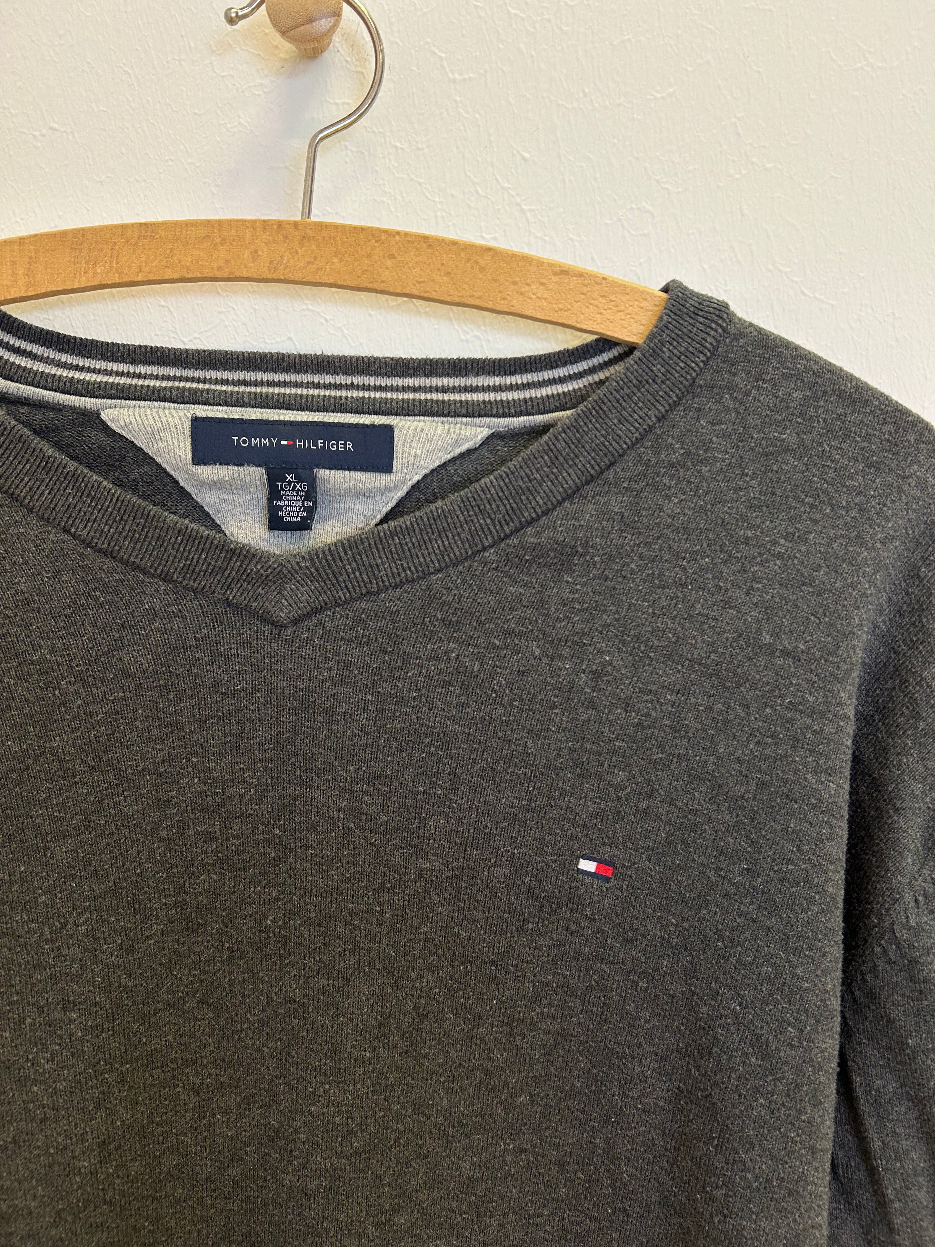 Vintage Tommy Hilfiger Strik - Str. XL