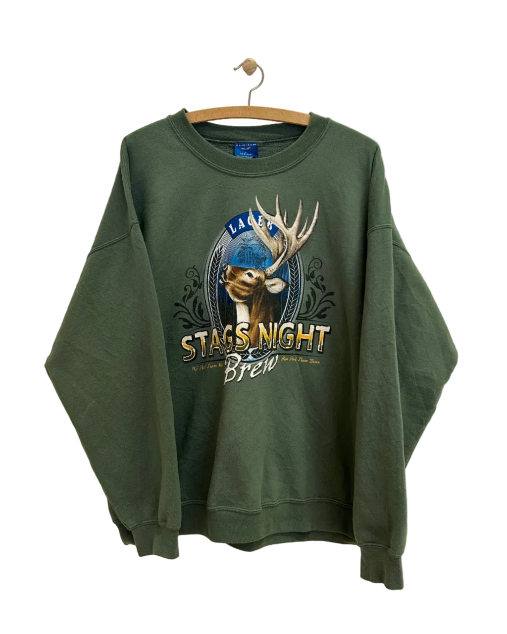 Vintage Sweatshirt ''Stags Night Brew'' - Str. XL