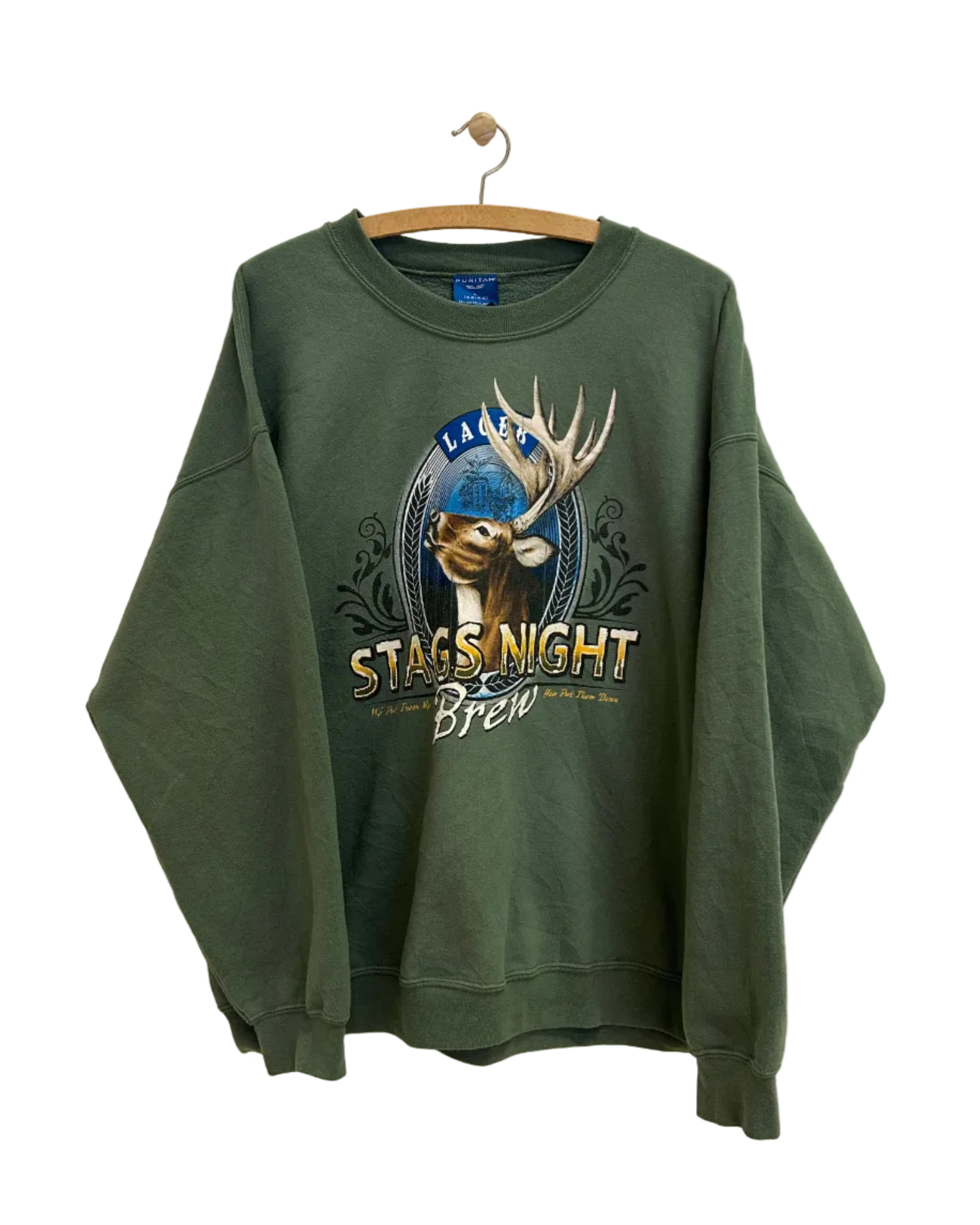 Vintage Sweatshirt ''Stags Night Brew'' - Str. XL