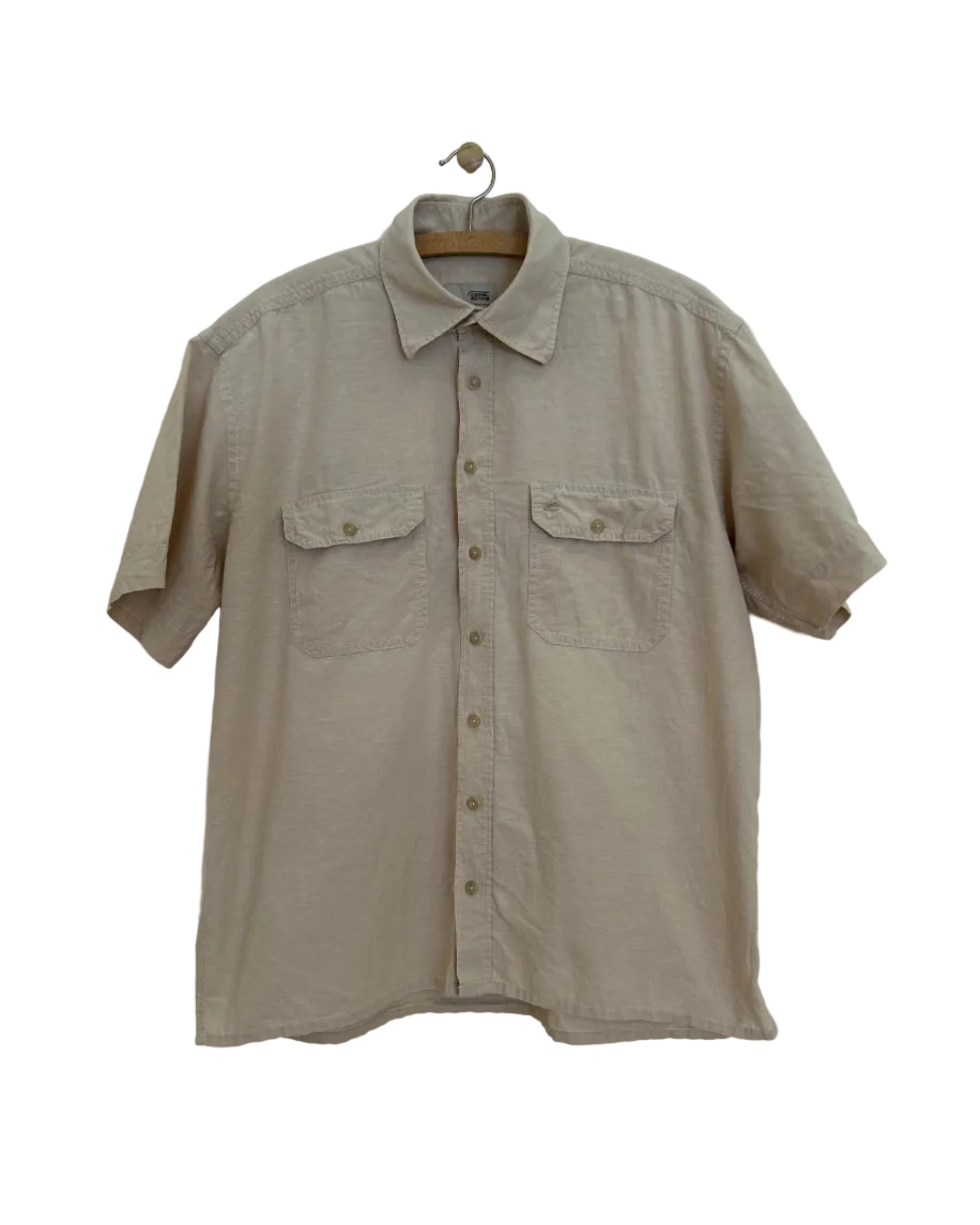 Vintage Camel Active Skjorte - Str. L (oversized fit)