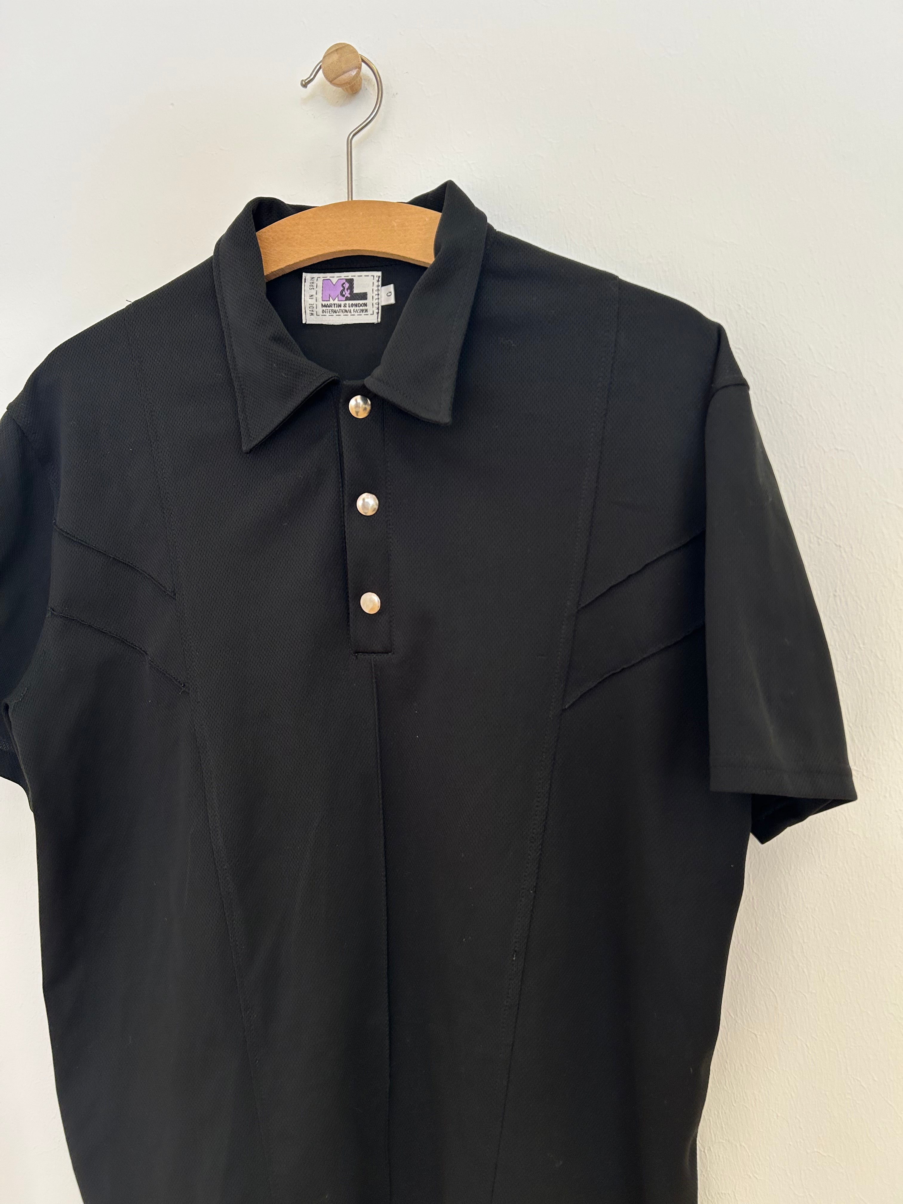 Vintage Polo i Sort - Str. M