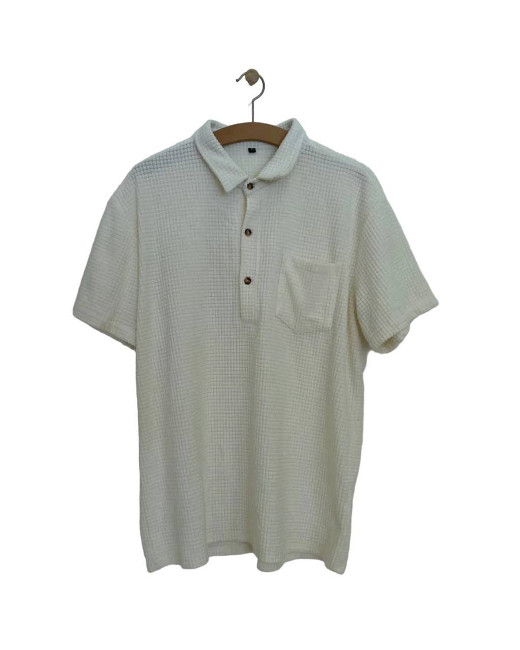 Vintage Polo i Vaffelstof - Str. XL