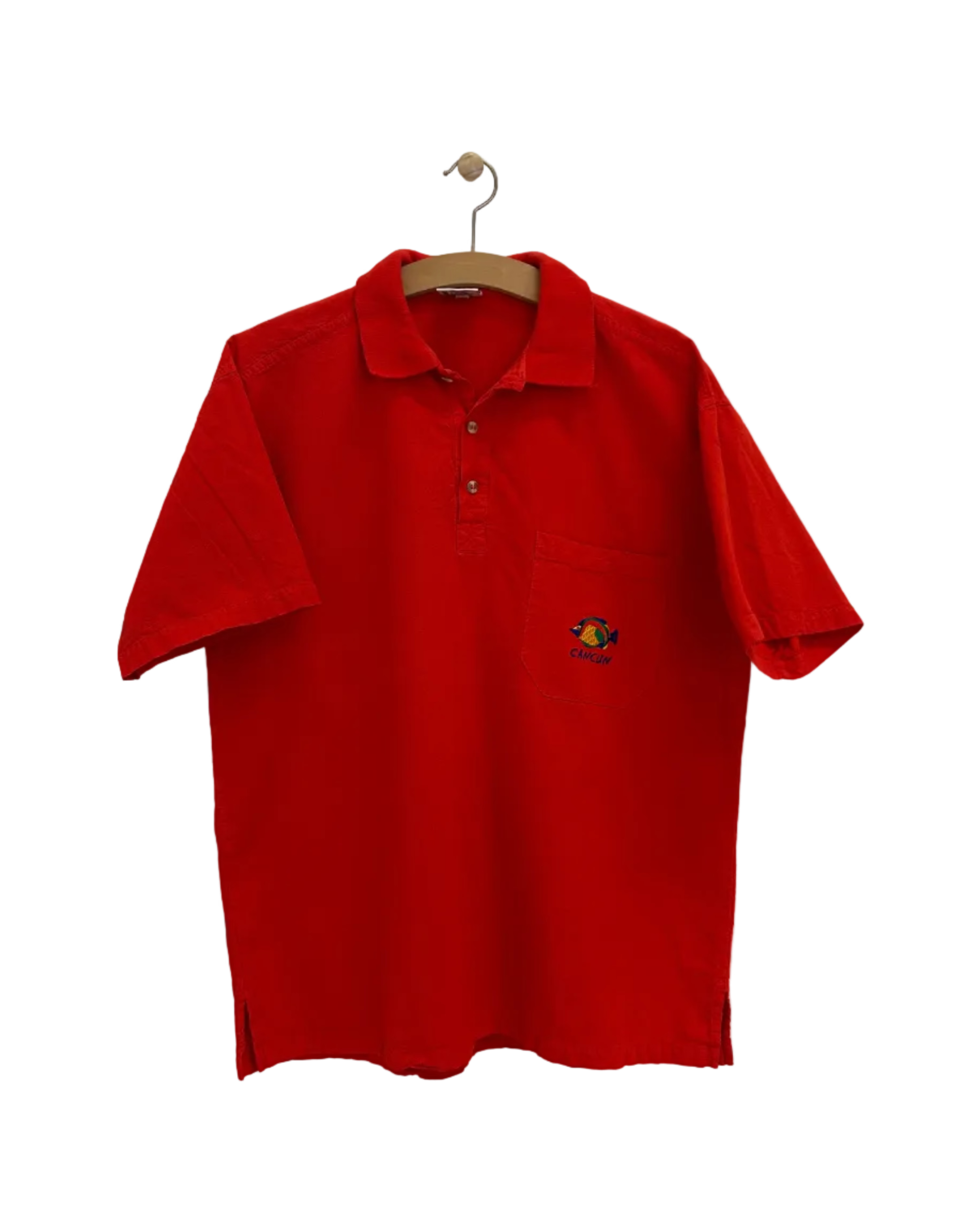 Vintage Polo M. Brodering - Str. L