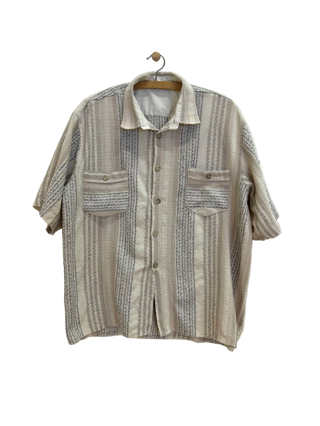 Vintage Kortærmet Skjorte - Str. XL