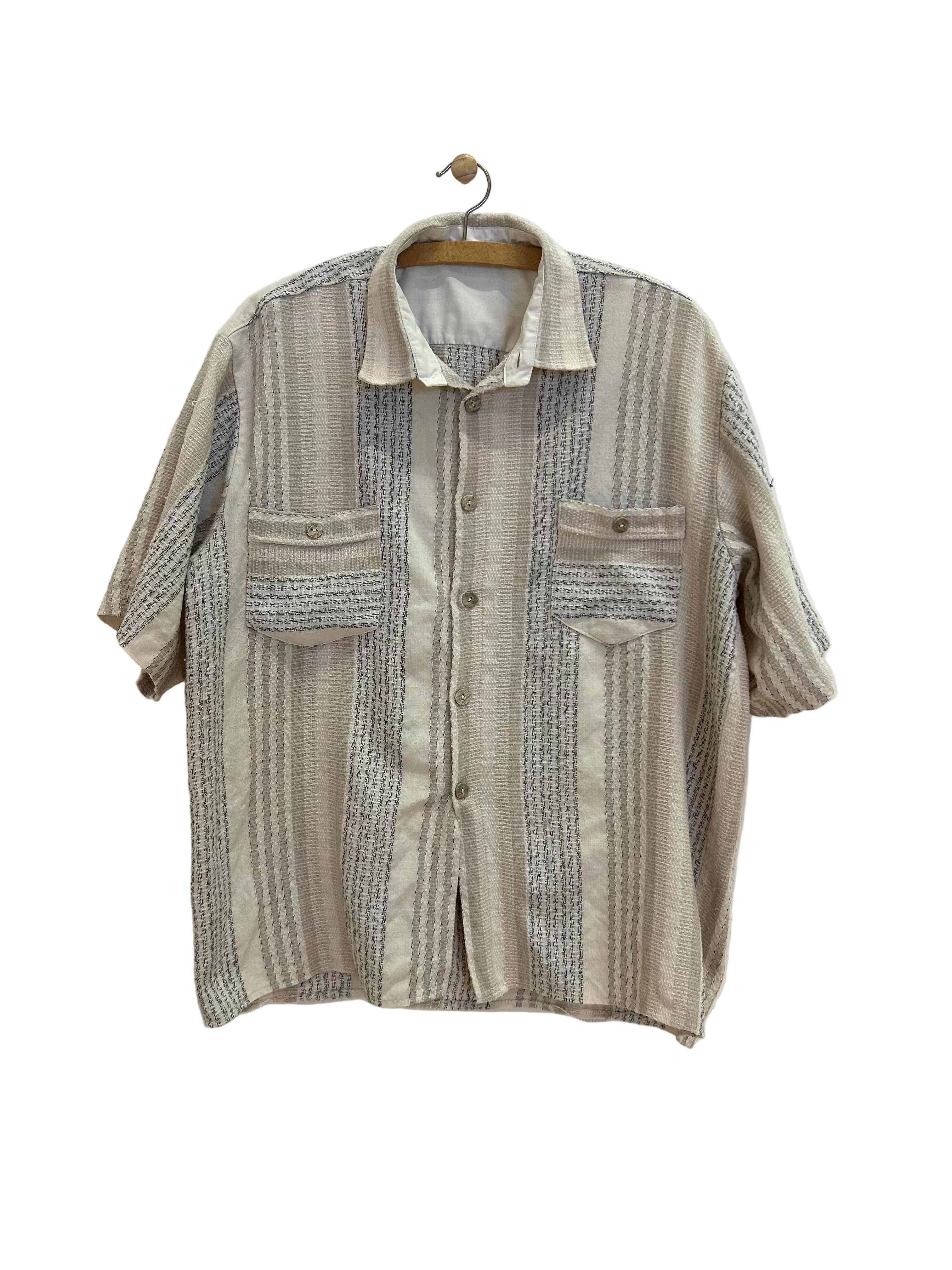 Vintage Kortærmet Skjorte - Str. XL