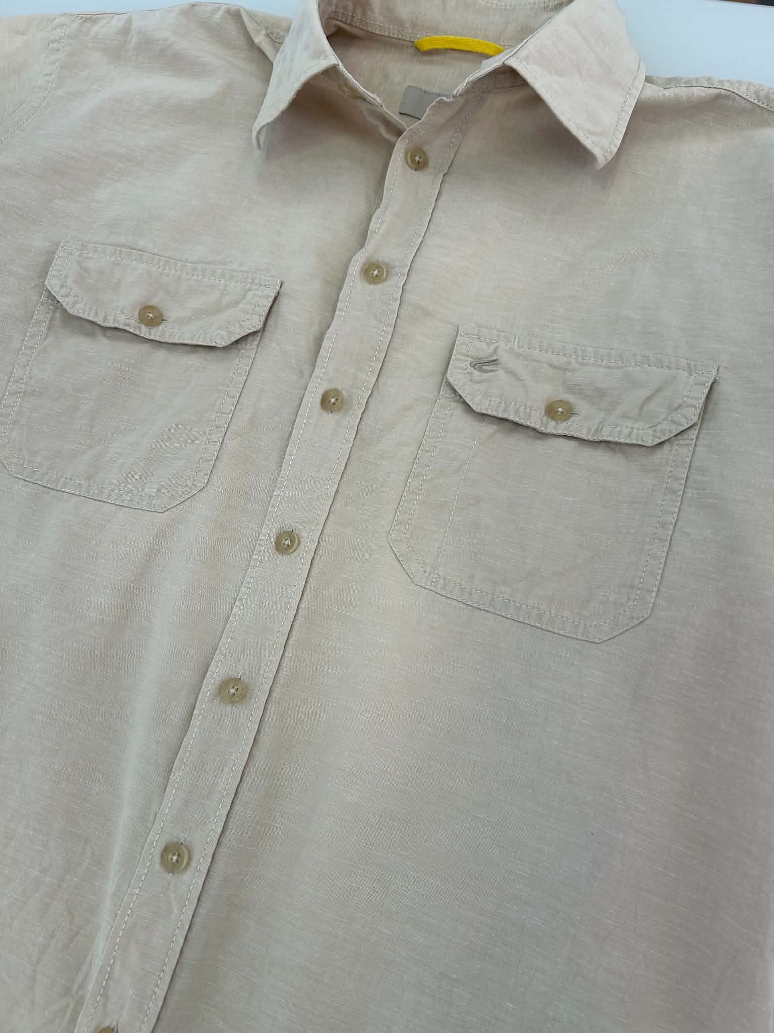 Vintage Camel Active Skjorte - Str. L (oversized fit)
